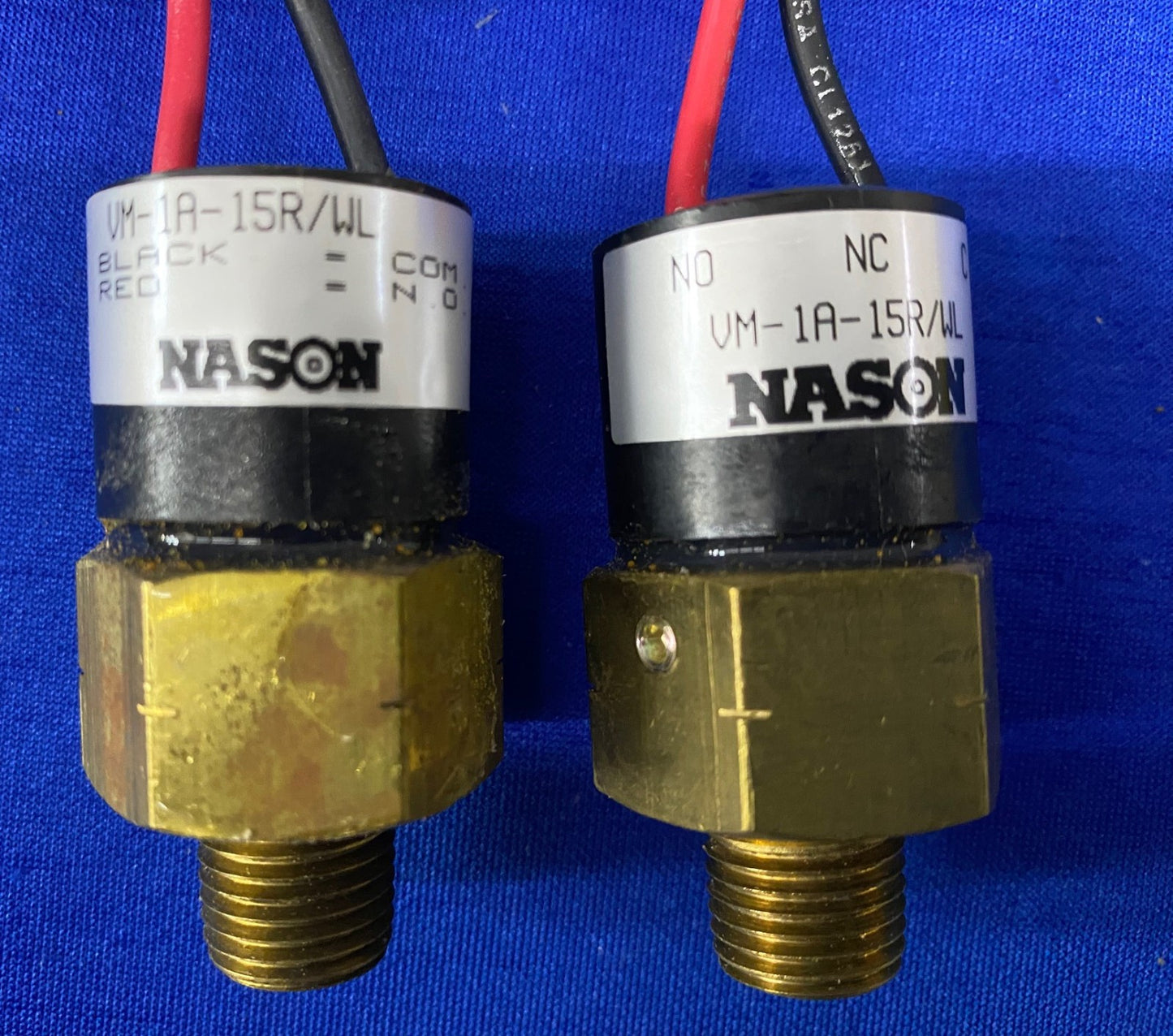 NASON VM-1A-15R/WL PRESSURE SWITCH - 1 LOT QTY 2
