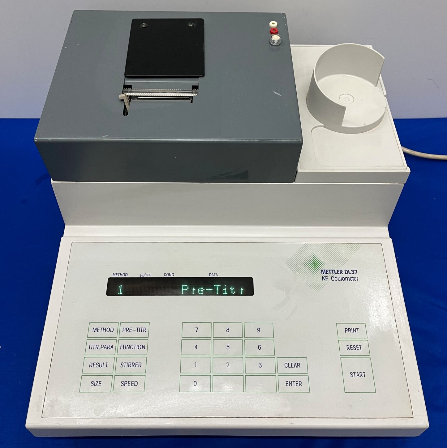 METTLER TOLEDO DL 37 RÉCIPIENT DE TRITATION DL37 ARTICLE MANQUANT POUR PIÈCES/RÉPARATION