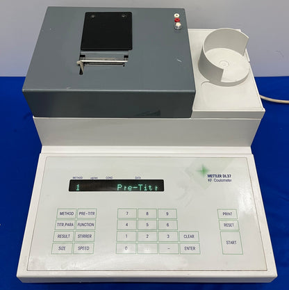 METTLER TOLEDO DL 37 RÉCIPIENT DE TRITATION DL37 ARTICLE MANQUANT POUR PIÈCES/RÉPARATION