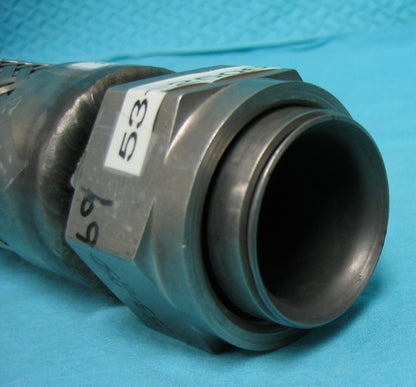 FLEX METALEN AANGEPASTE GEAROMEERDE STALEN BUIS 15" BODY X 2 1/4" OD, STALEN BINNENBALG