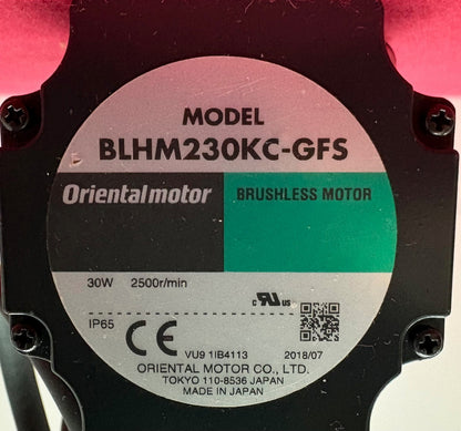 ORIENTALMOTOR ORIENTAL MOTOR  BRUSHLESS MOTOR BLHM230KC-GFS w/ GFS2G20 GEAR HEAD