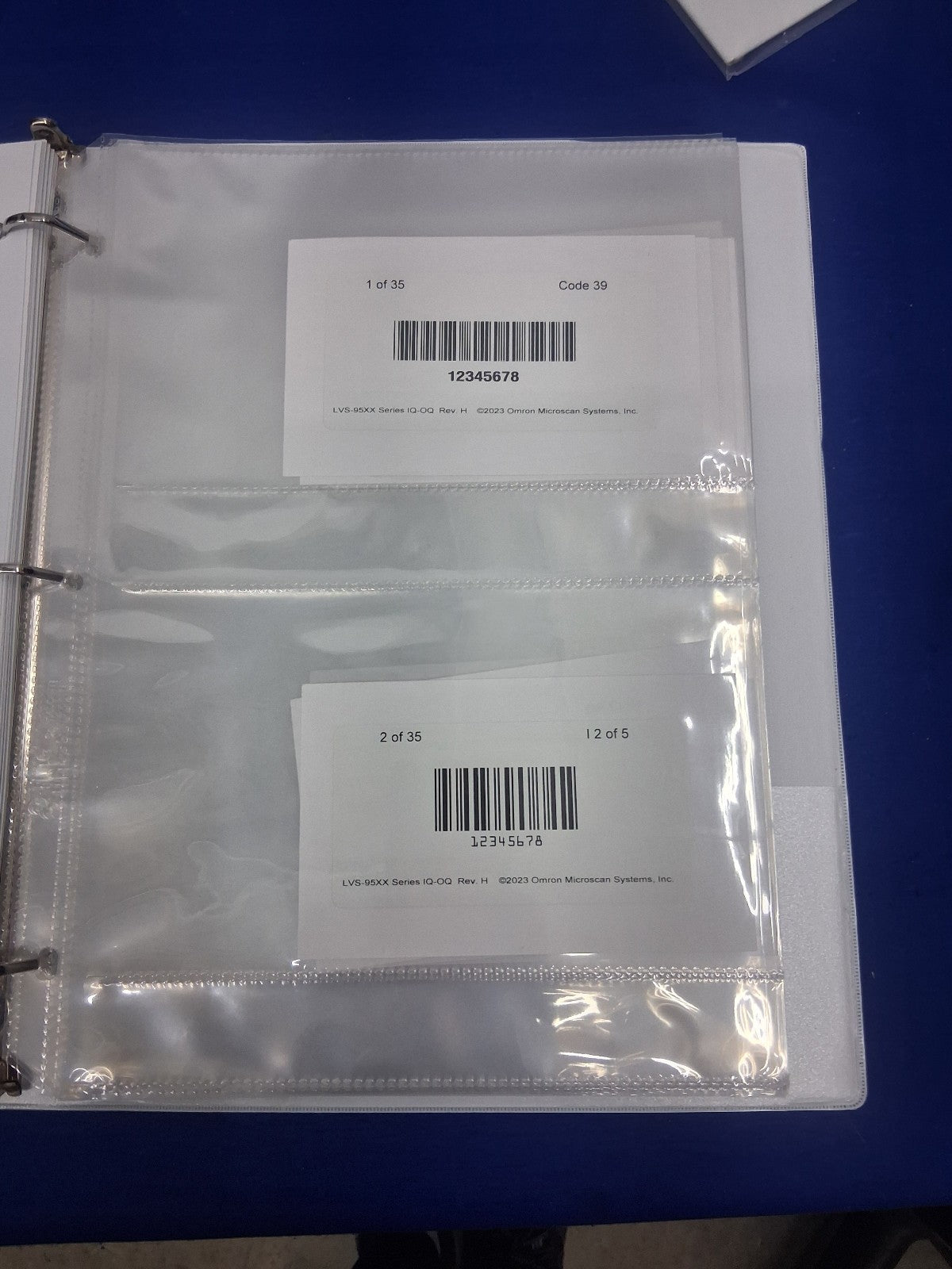OMRON MICROSCAN LVS-9580 VERIFIER 9580-C-3 Handheld Barcode Verifier/ Scanner