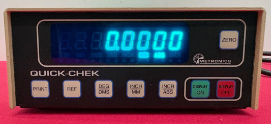 METRONICS QC1000M-AR-MT QUICK-CHEK DIGITAL DISPLAY DEVICE - FOR PARTS/REPAIR