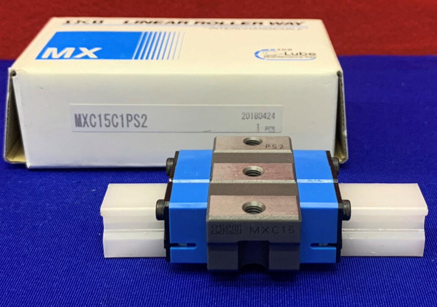 IKO MXC15 Linear Roller Way MXC15C1PS2 C-Lube Compact Block PS2