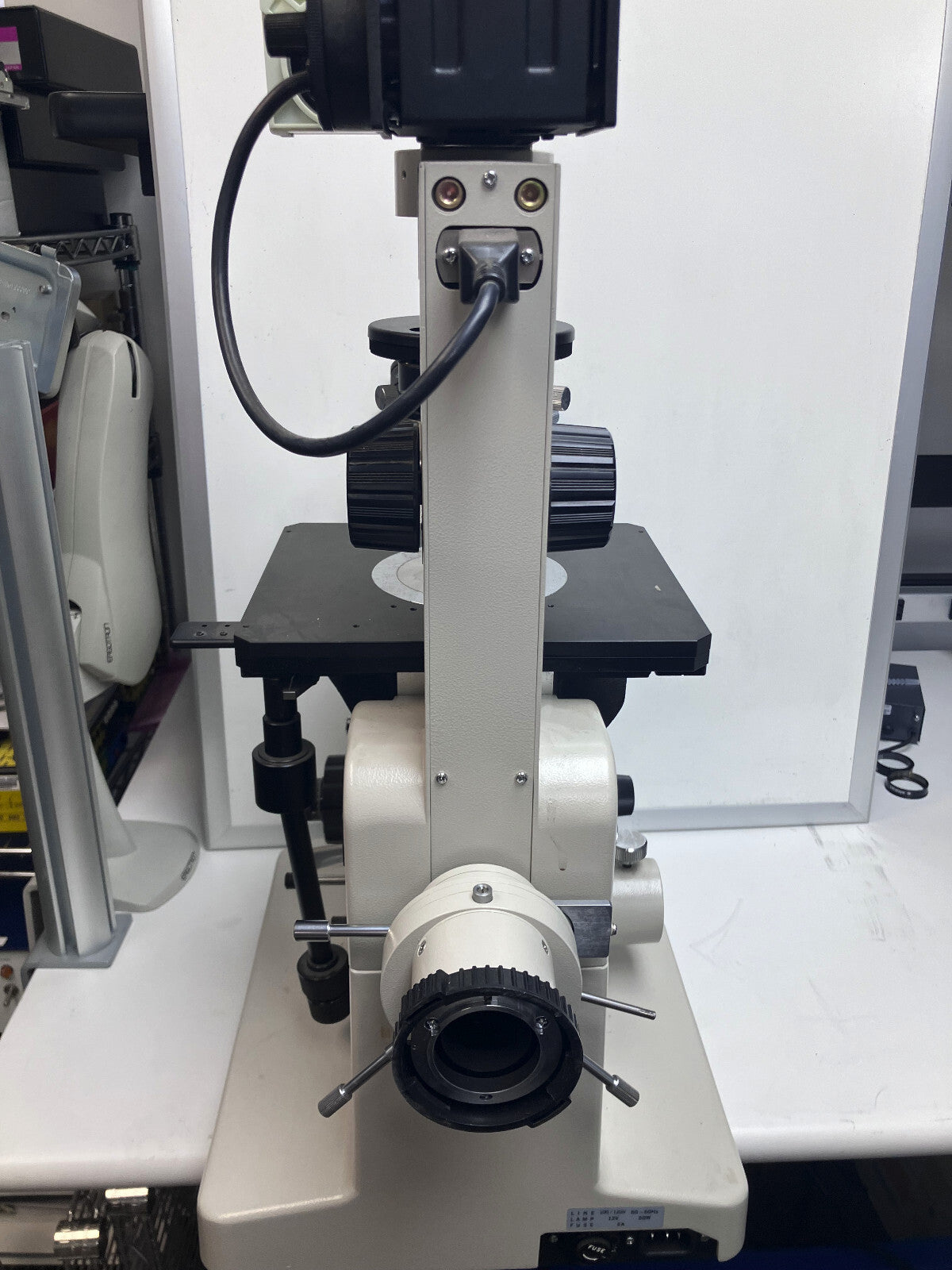 NIKON DIAPHOT INVERTED MICROSCOPE  1.3-40 X MAGNIFICATION FOR PARTS REPAIR