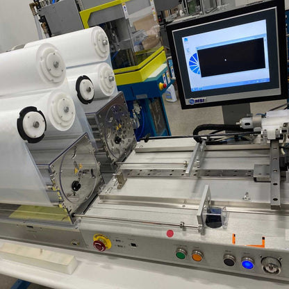 MSI FFS1075S-350 Drug Coated Balloon Pleat & Fold Machine | Used Catheter Manufacturing Equipment