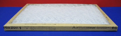 Filtres à air en fibre de verre pour appareil de traitement d'air 16" x 20" x 1" vendus par lot de 12