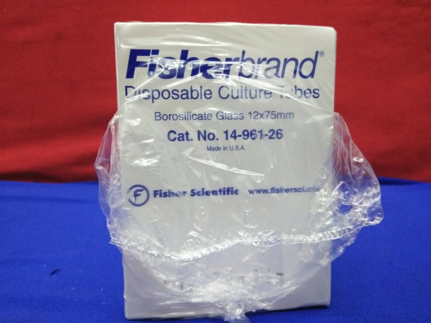 FISHERBRAND DISPOSABLE CULTURE TUBES CAT. 14-961-26 12 X 75 MM