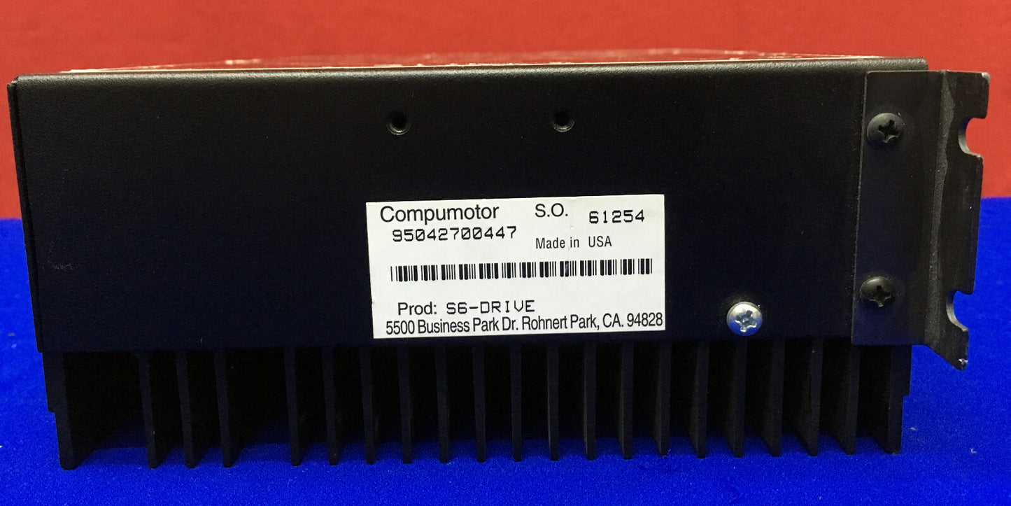 PARKER 87-011279-01E COMPUMOTOR S6- DRIVE S.O.61254 MICROSTEP DRIVE S SERIES
