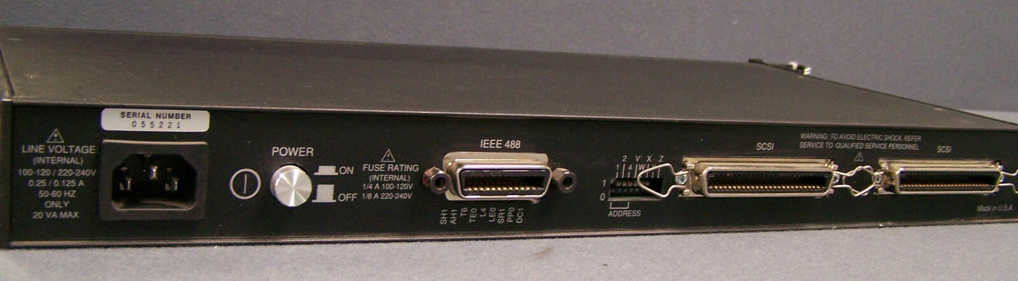 IO TECH CONTROLLER SCSI 488/N BUS CONTROLLER IEEE 488 SN 055221