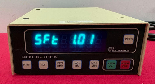 METRONICS QUICK-CHEK QC1000M-AR-MT DIGITAL LINEAR DISPLAY DEVICE - PARTS/REPAIR