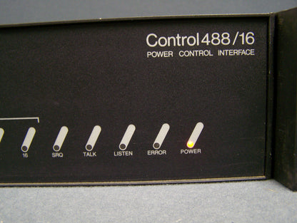 IO TECH CONTROL 488/16 VERMOGENSREGELINTERFACE IEEE488 SN 050912