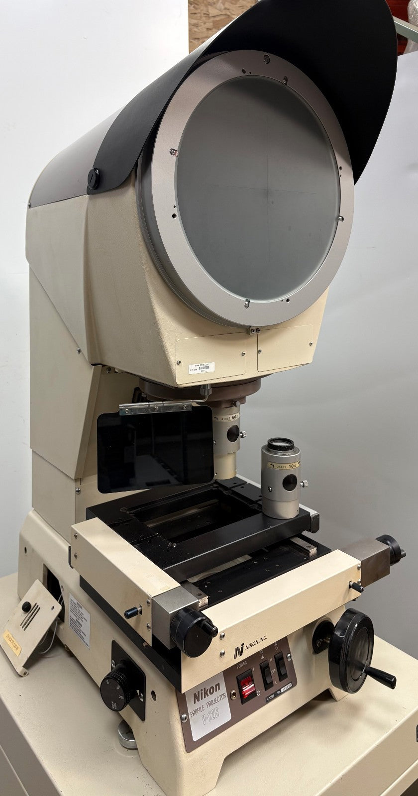 NIKON V-12B PROFILE PROJECTOR COMPARATOR V-12BS - ITEM IS FOR PARTS REPAIR