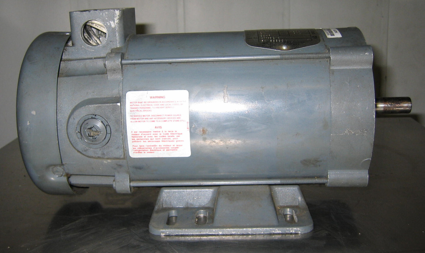 BOSTON GEAR DC MOTOR CAT # PM975TF-B 3/4 HP 90 VOLTS - FOR PARTS/REPAIR