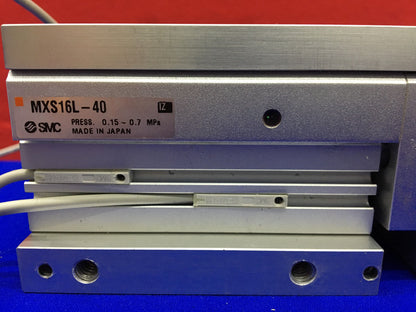 SMC SLIDE MXS16L-40 press. 0.15 - 0.7 MPa