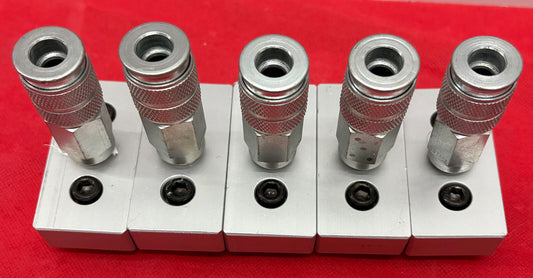 80/20 SERIES 15 2150 3/8” NPT 3-HOLE PRESSURE MANIFOLD PLATE W/ DW340A - QTY 5