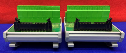 Lot of 2 - Connectwell 34 Wire Terminal Block Module IMIDC/34/H/L