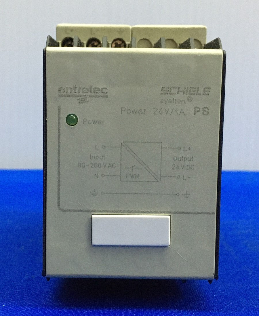 ENTRELEC SCHIELE PS SYSTRON ® 2.423.418.00 電源 24V/1A 電源