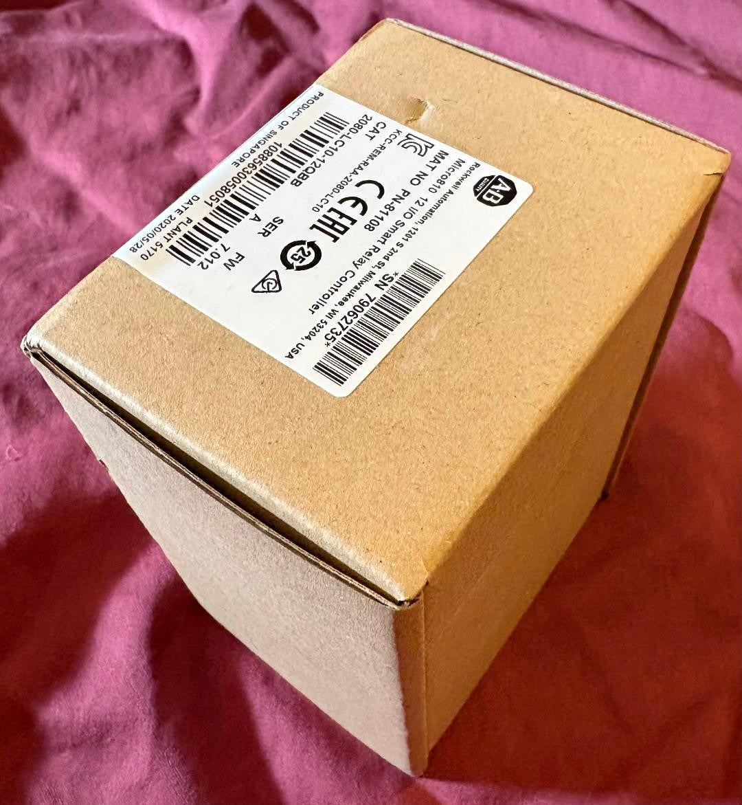 Allen Bradley AB 2080-LC10-12QBB SER A PN-81108 SMART RELAY CONTROLLER