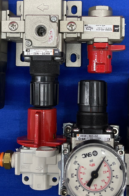 数量 4 - SMC フィルタ レギュレータ アセンブリ ユニット NAV2000-N02-5DZ、AW20-1097245-00-1