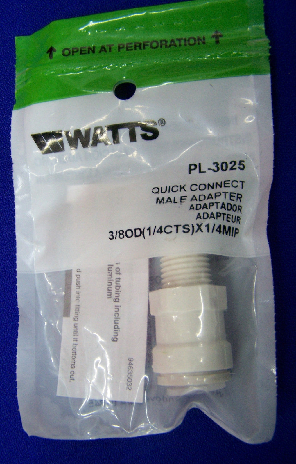 WATTS 1 LOT/QTE 2-PL-3005, QTE 1-PL-3023, QTE 1-PL-3025, QTE 1-PL-101