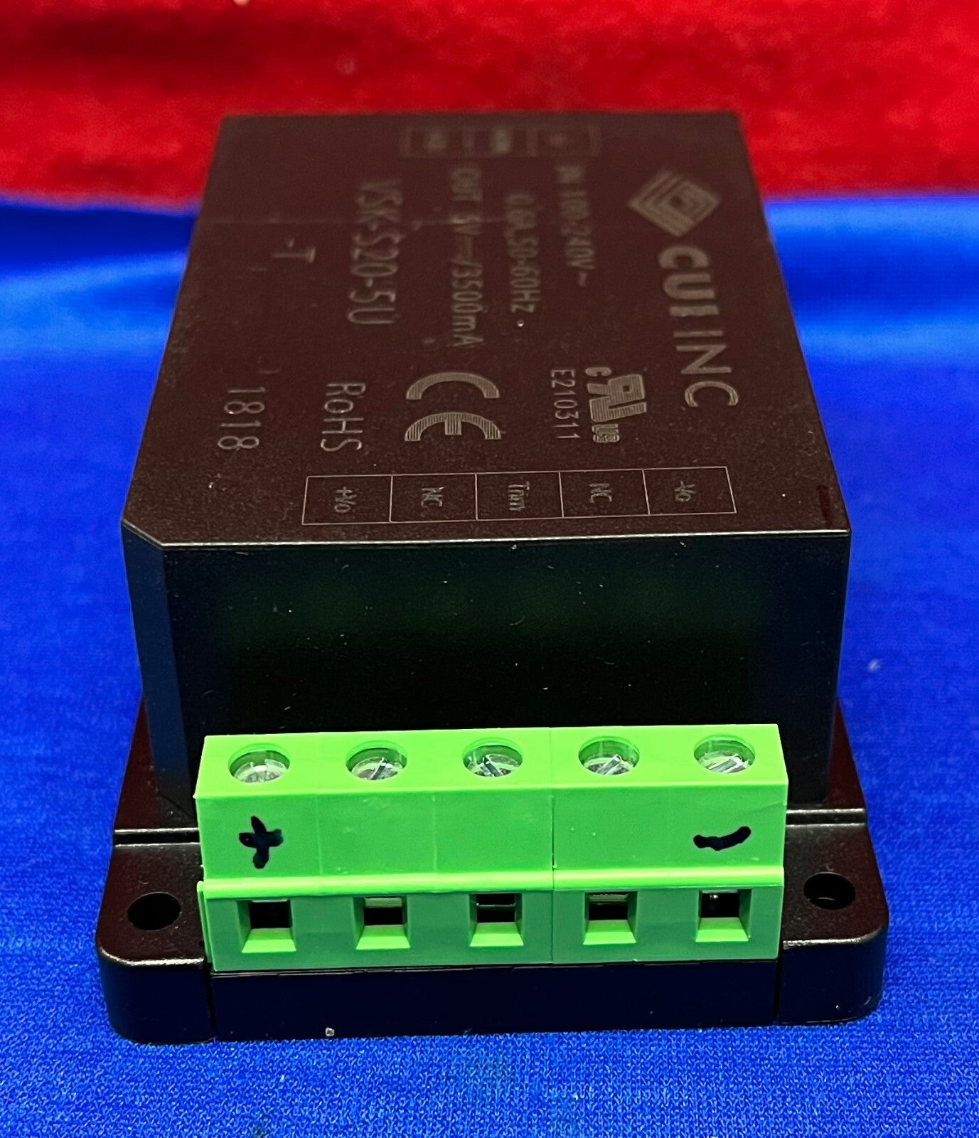 CUI VSK-S20-5U-T AC/DC-KONVERTER-STROMMODUL - IN 100-240 V - OUT 5 V/3500 mA