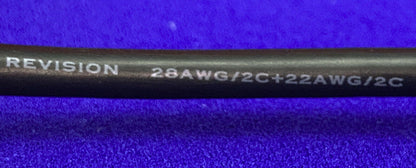 数量 11 - シールド高速ケーブル 28AWG/2C+22AWG/2C E188601 LL84201 4'