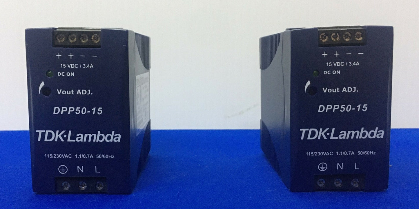 1 LOT MIT 2 STÜCKEN - TDK-LAMBDA DPP50-15 NETZTEIL NETZTEILE