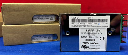 1 LOT QTY 3 - TDK-LAMBDA LS25-24 INGESLOTEN VOEDING