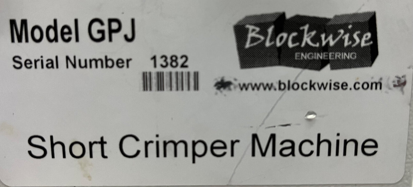 BLOCKWISE 6-BACKEN-KURZCRIMPERMASCHINE GPD GPJ 