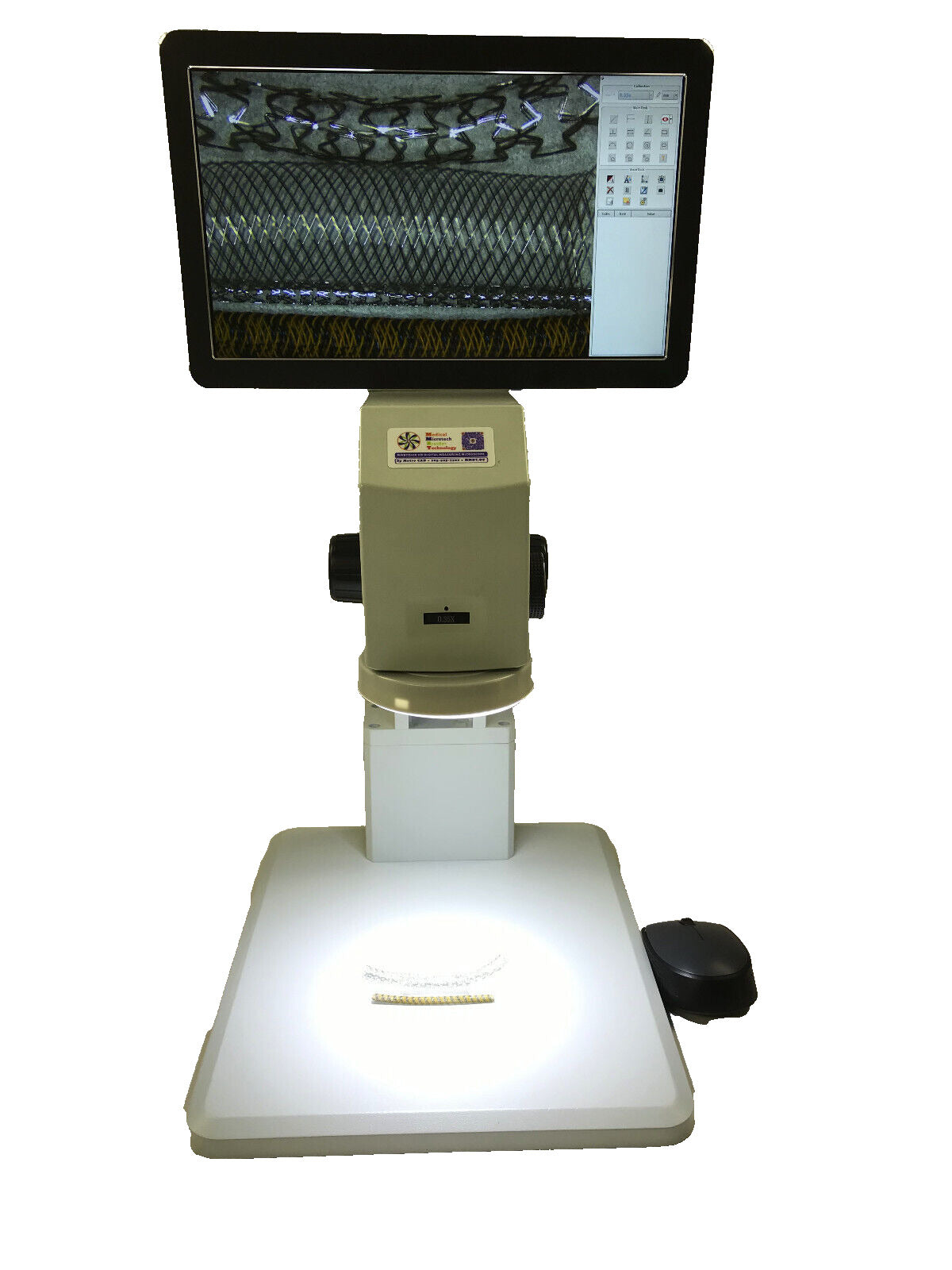 MMBTZ45X-A05 0.5X With Stand Extension HD Digital Measuring Microscope