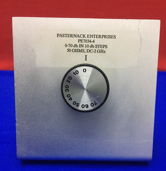 PASTERNACK ENTERPRISES PE7034-4 ROTARY STEP ATTENUATOR