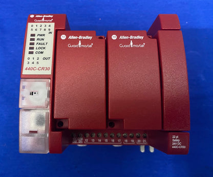 Allen Bradley GUARDMASTER® CR30 CAT NO. 440C-CR30-22BBB SER A 6.00 SAFETY RELAY