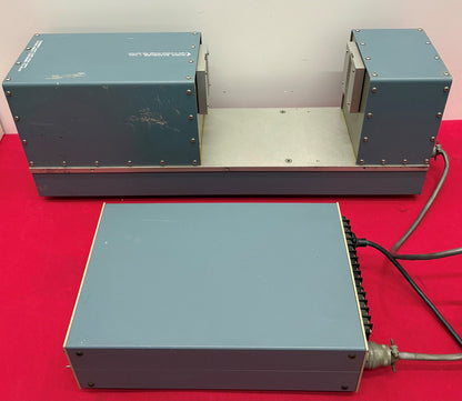 TECHMET LASERMIKE 500-01 MICROMETER W/ 500-02 LASER SCANNER - FOR PARTS/REPAIR