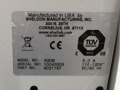 SHELDON W20M / PN 9021187 H20 BATH SERIE BEHEIZTES WASSERBAD 11,5" x 19,5" x 6"