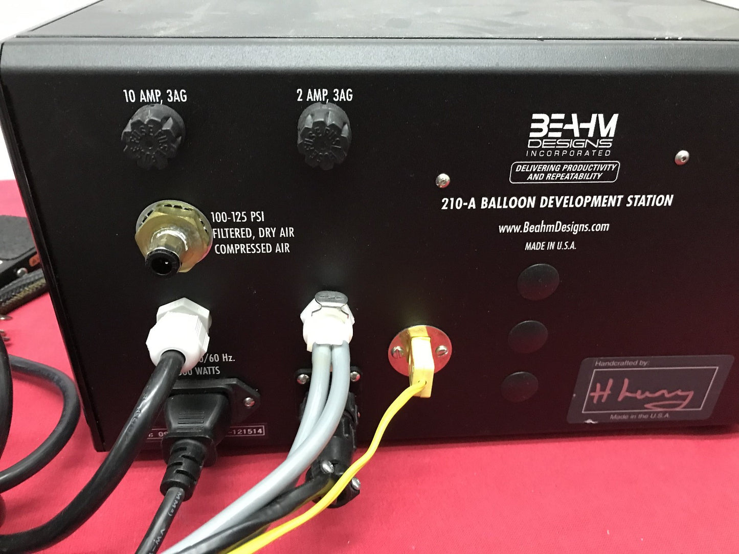 BEAHM DESIGN 210A HOT AIR STATION / HOT AIR BOX / BALLOON DEVELOPMENT STATION