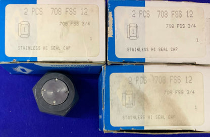 CAPUCHONS IMPERIAL EASTMAN 708 FSS 12 / 708 FSS 3/4 EN ACIER INOXYDABLE HI-SEAL