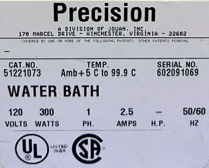 Baño de agua calentado de uso general serie Precision 180 51221073
