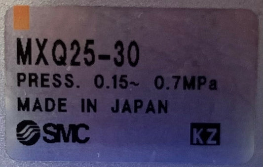 SMC MXQ25-30 Pneumatischer Zylinderschlitten 0,15~0,7 MPa MXQ25-30B