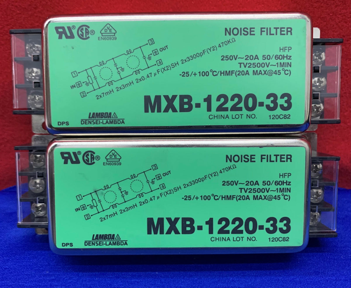 5er-Set - Lambda-Rauschfilter: (2)MXB-1210-33 (2)MXB-1220-33 (1)MXB-1230-33
