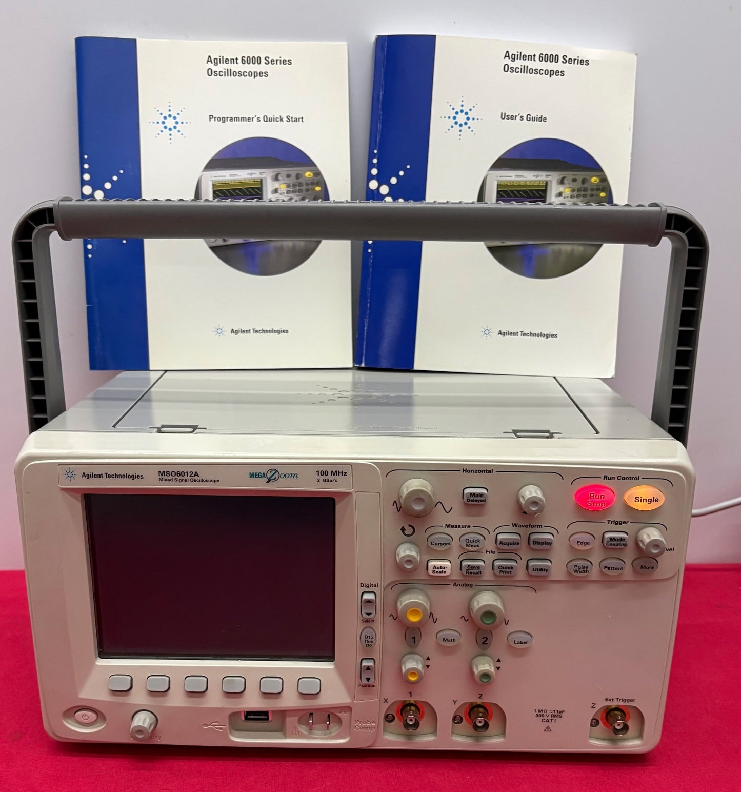 AGILENT MSO6012A MIXED SIGNAL OSCILLOSCOPE 2+16 CH 100MHZ / FOR PARTS/REPAIR