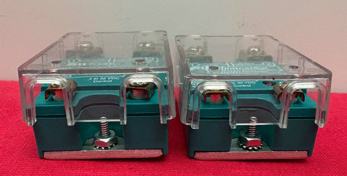 CONTINENTAL SOLID STATE RELAY SVDA/3V25  24-330VAC 25AMP  4 TO 32 VDC - QTY 2