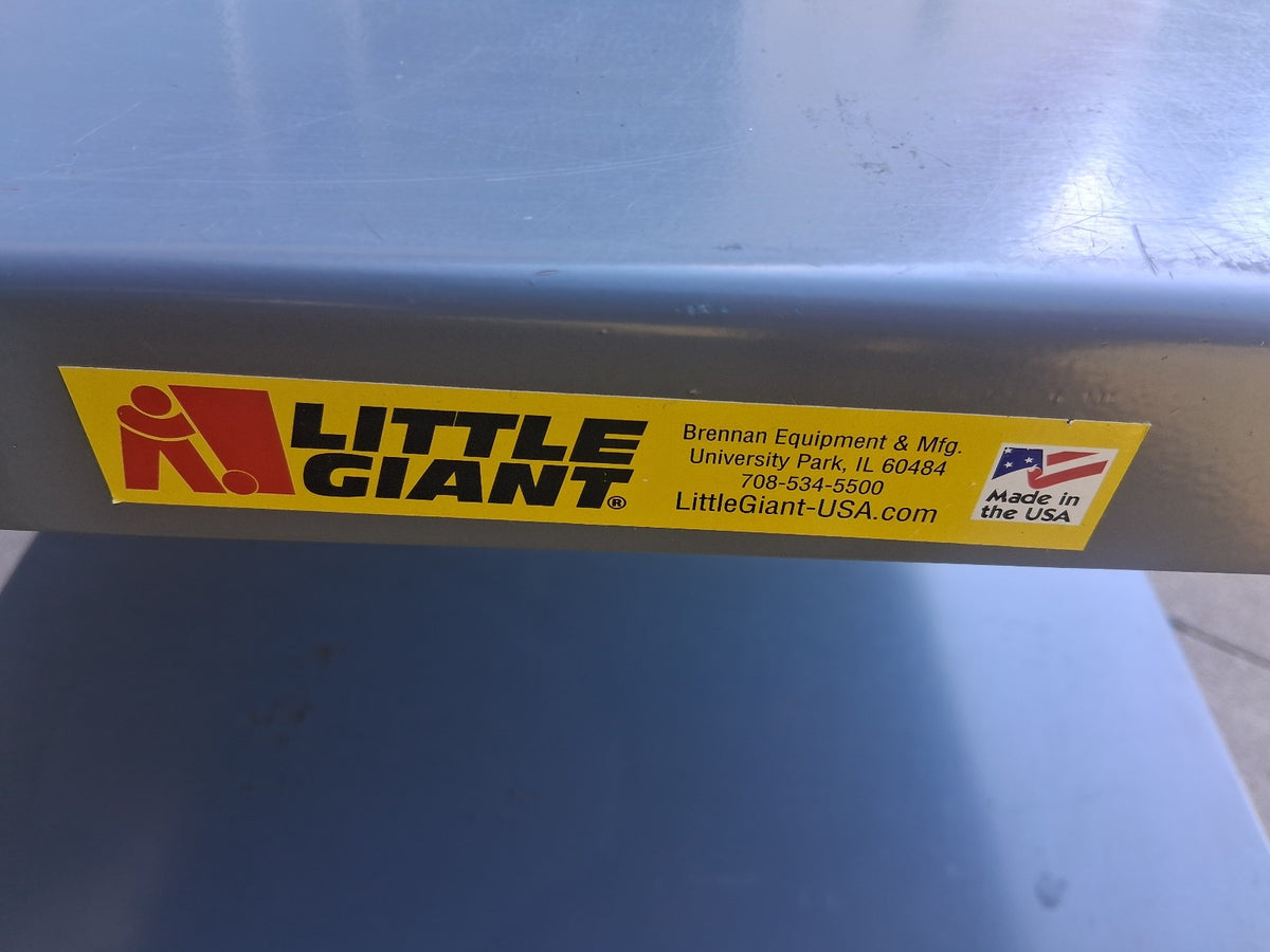 LITTLE GIANT 24" X 36" 3 SHELF  WELDED INDUSTRIAL STEEL UTILITY / SERVICE CART