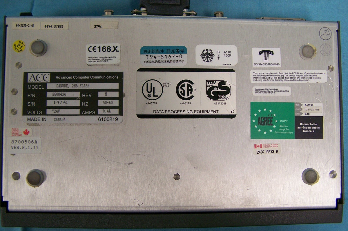 ACC ADVANCED COMPUTER DANUBE ROUTER COMMUNICATIONS DANUBE 2 MB FLASH