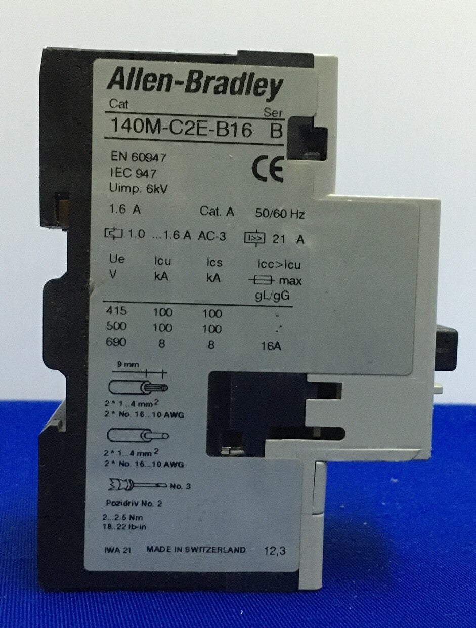 Allen-Bradley Allen Bradley AB 140M-C2E / 140M-C2E-B16 SER B Leistungsschalter