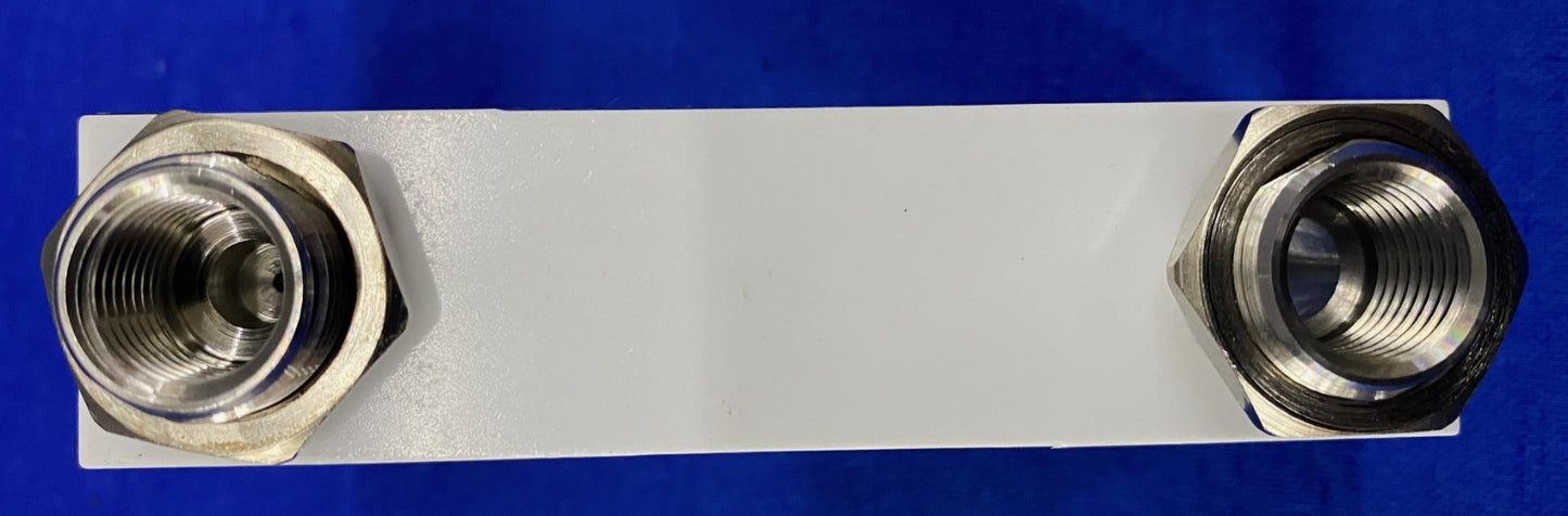 KING INSTRUMENT 75302113C07 FLOWMETER ACRYLIC 75MM/SCALE 23SCFM AIR FLOW 1/4FNPT