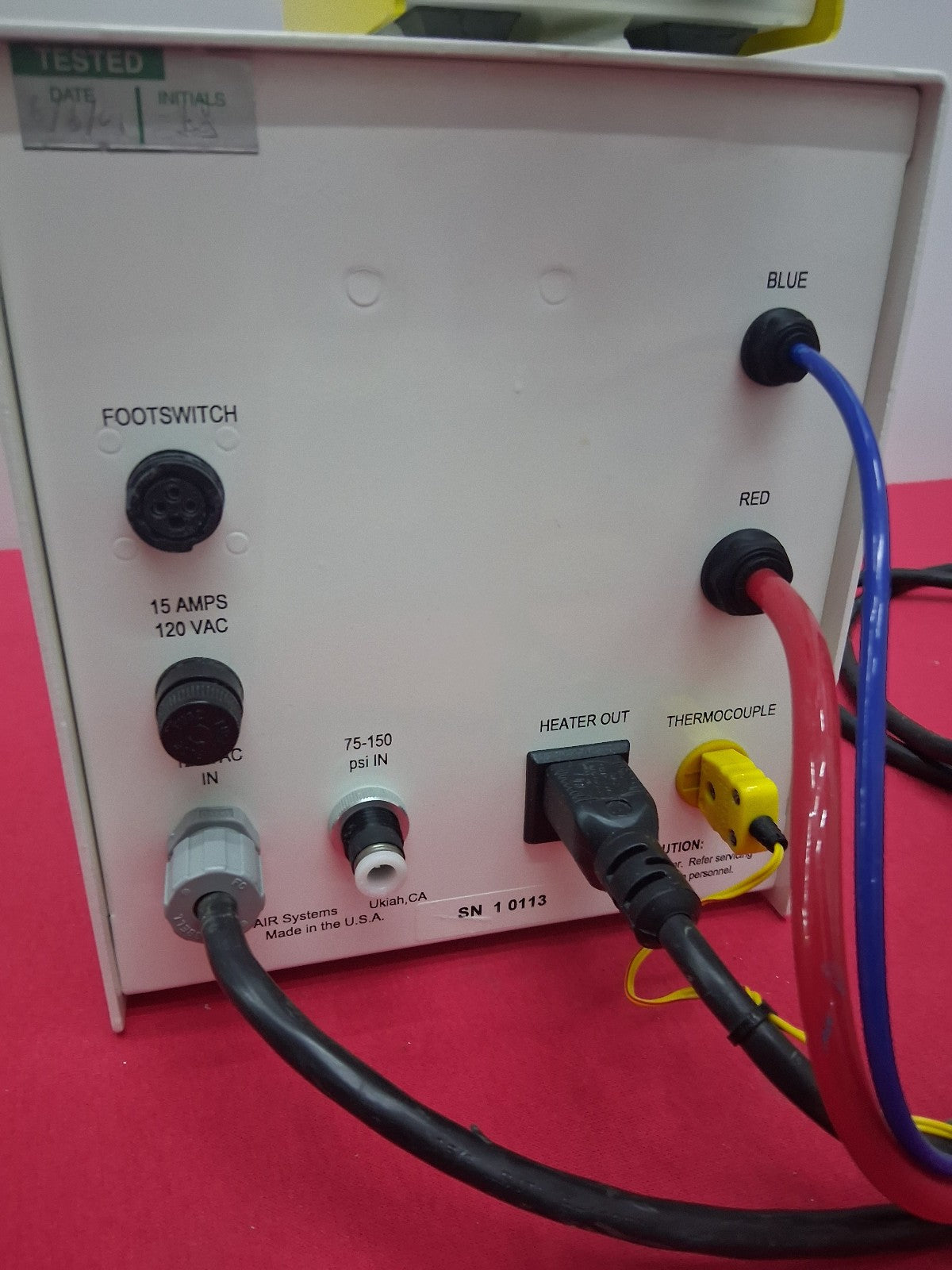 HOT AIR SYSTEMS CATHETER HOT AIR REFLOW STATION/SHRINK TUBING SYSTEM