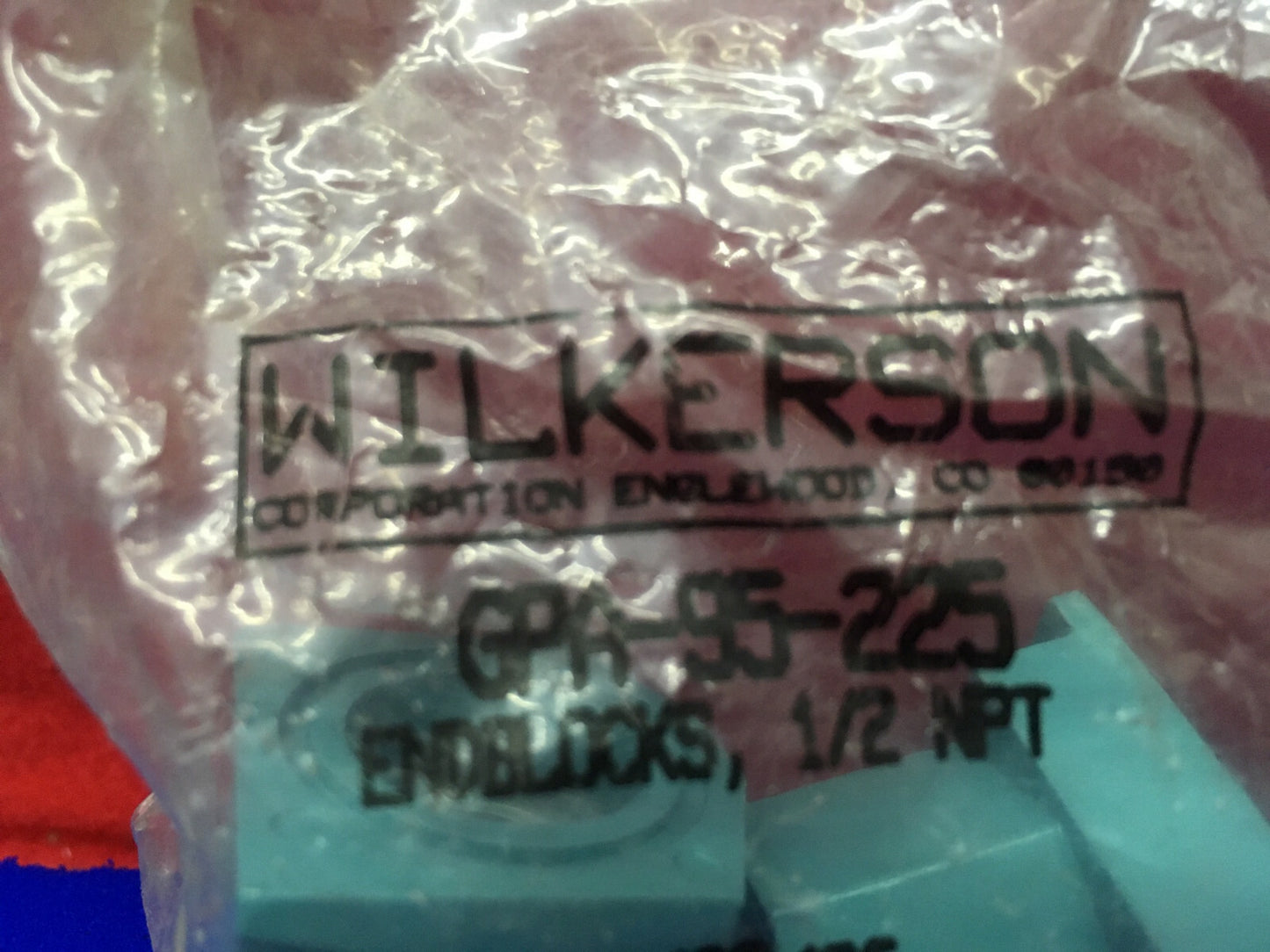 Qté 4 paquets - Bloc d'extrémité modulaire Wilkerson GPA-95-225 1/2" NPT