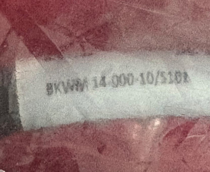 TURCK BKWM 14-000-10/S101 ID# U-04943 FEMALE RIGHT ANGLE CONNECTOR CORDSET CABLE