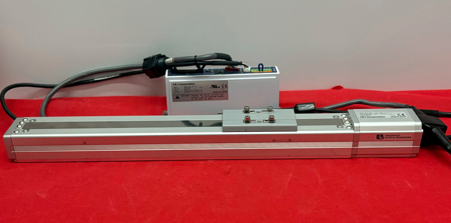 IAI ROBO CYLINDER RCA-SA5C-I-20-3-300-A1-P & CONTROLLER ACON-C-201-NP-2-0  PARTS
